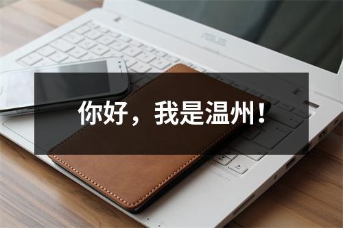 你好，我是温州！