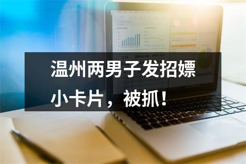 温州两男子发招嫖小卡片，被抓！