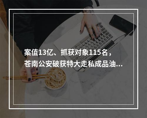 案值13亿、抓获对象115名，苍南公安破获特大走私成品油案件