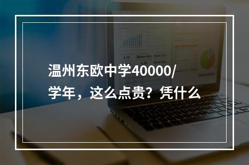 温州东欧中学40000/学年，这么点贵？凭什么