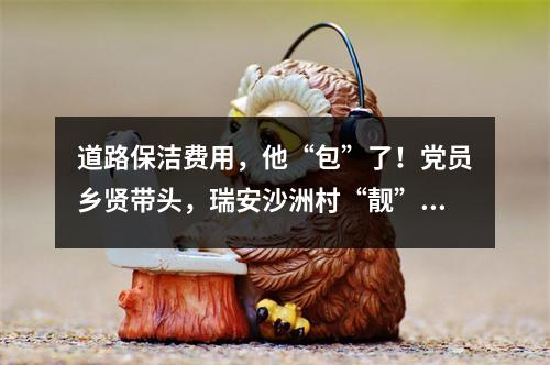 道路保洁费用，他“包”了！党员乡贤带头，瑞安沙洲村“靓”了