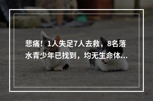 悲痛！1人失足7人去救，8名落水青少年已找到，均无生命体征