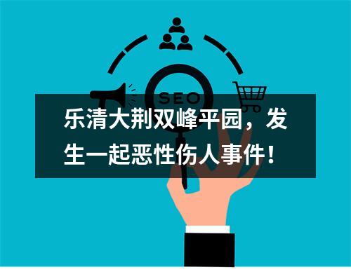 乐清大荆双峰平园，发生一起恶性伤人事件！