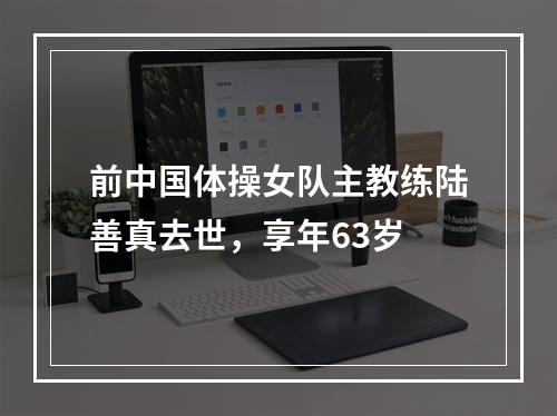 前中国体操女队主教练陆善真去世，享年63岁