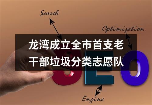 龙湾成立全市首支老干部垃圾分类志愿队
