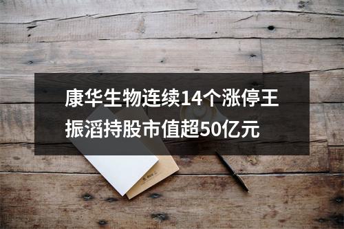 康华生物连续14个涨停王振滔持股市值超50亿元