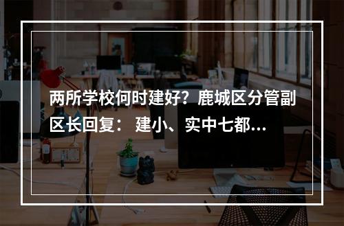 两所学校何时建好？鹿城区分管副区长回复： 建小、实中七都分校2022年底竣工验收