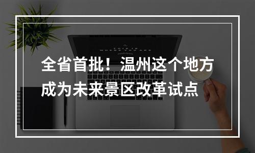 全省首批！温州这个地方成为未来景区改革试点