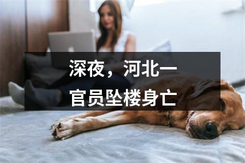 深夜，河北一官员坠楼身亡