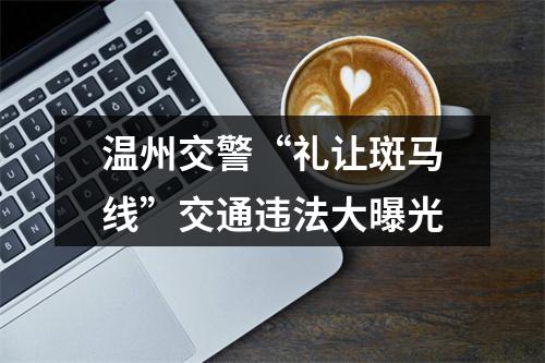 温州交警“礼让斑马线”交通违法大曝光