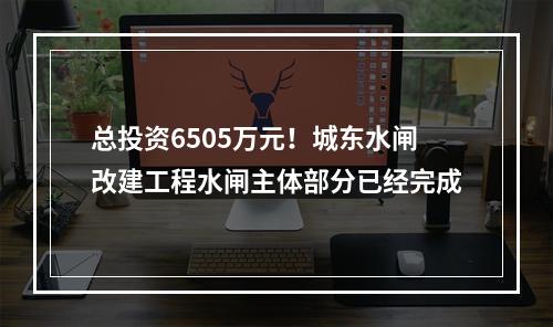 总投资6505万元！城东水闸改建工程水闸主体部分已经完成