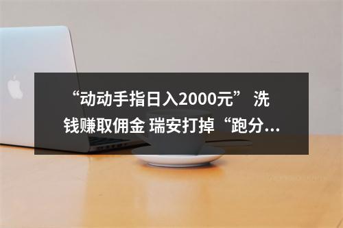 “动动手指日入2000元” 洗钱赚取佣金 瑞安打掉“跑分”团伙