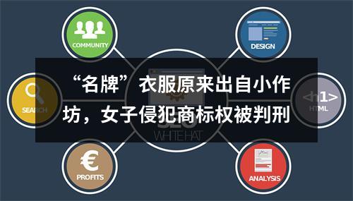 “名牌”衣服原来出自小作坊，女子侵犯商标权被判刑