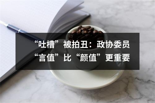 “吐槽”被拍丑：政协委员“言值”比“颜值”更重要