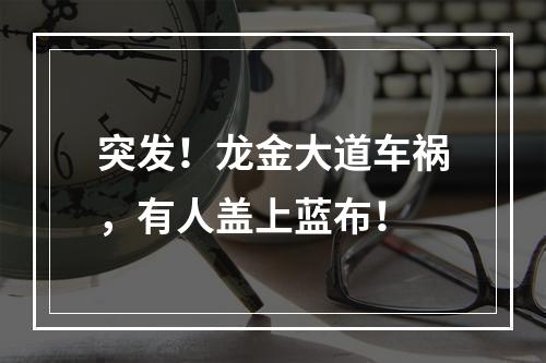 突发！龙金大道车祸，有人盖上蓝布！
