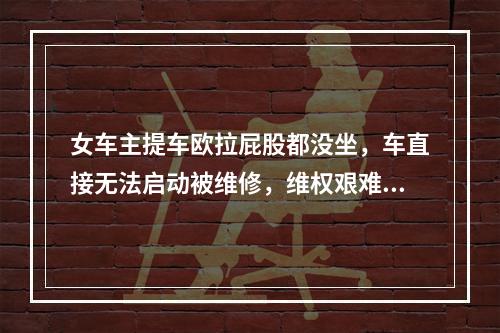 女车主提车欧拉屁股都没坐，车直接无法启动被维修，维权艰难，欧拉官网神回复