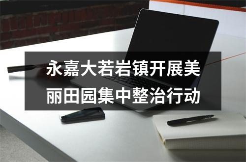 永嘉大若岩镇开展美丽田园集中整治行动