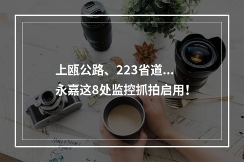 上瓯公路、223省道...永嘉这8处监控抓拍启用！