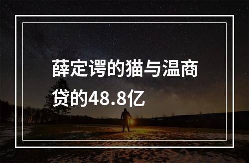 薛定谔的猫与温商贷的48.8亿