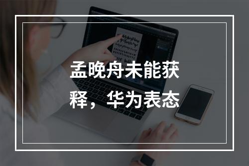 孟晚舟未能获释，华为表态