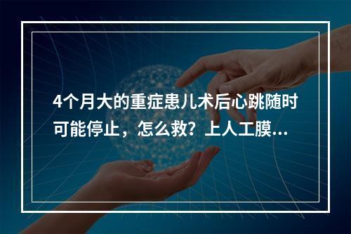 4个月大的重症患儿术后心跳随时可能停止，怎么救？上人工膜肺……