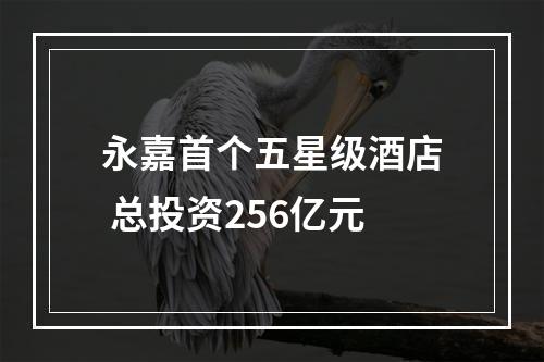 永嘉首个五星级酒店 总投资256亿元