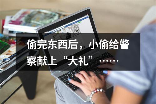 偷完东西后，小偷给警察献上“大礼”……