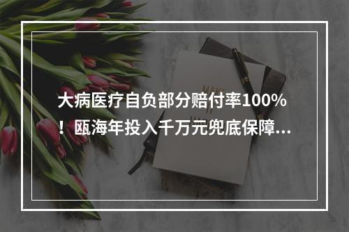 大病医疗自负部分赔付率100%！瓯海年投入千万元兜底保障特殊困难群体