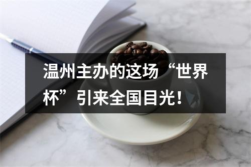 温州主办的这场“世界杯”引来全国目光！