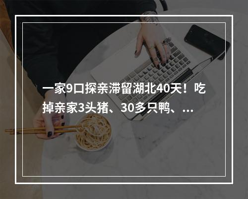一家9口探亲滞留湖北40天！吃掉亲家3头猪、30多只鸭、几百斤米