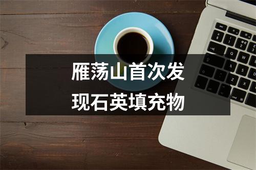雁荡山首次发现石英填充物