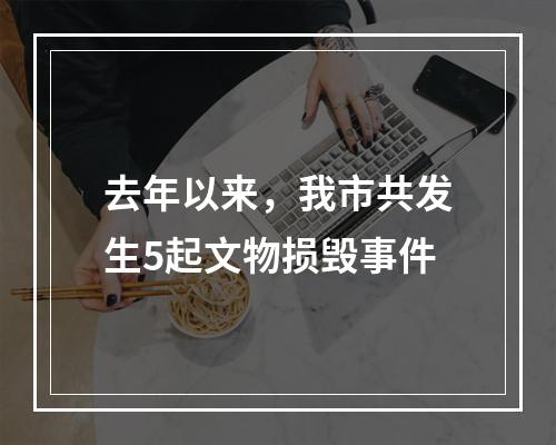 去年以来，我市共发生5起文物损毁事件