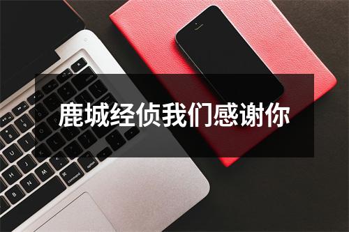 鹿城经侦我们感谢你