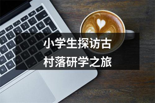 小学生探访古村落研学之旅