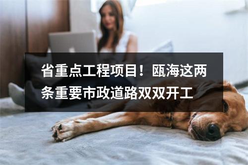 省重点工程项目！瓯海这两条重要市政道路双双开工