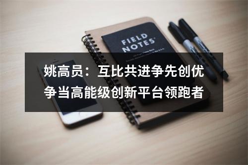 姚高员：互比共进争先创优争当高能级创新平台领跑者