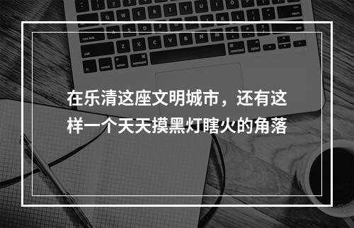 在乐清这座文明城市，还有这样一个天天摸黑灯瞎火的角落