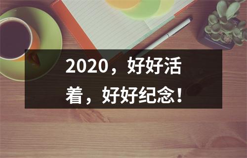 2020，好好活着，好好纪念！