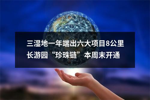 三湿地一年端出六大项目8公里长游园“珍珠链”本周末开通