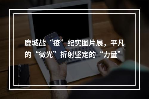 鹿城战“疫”纪实图片展，平凡的“微光”折射坚定的“力量”