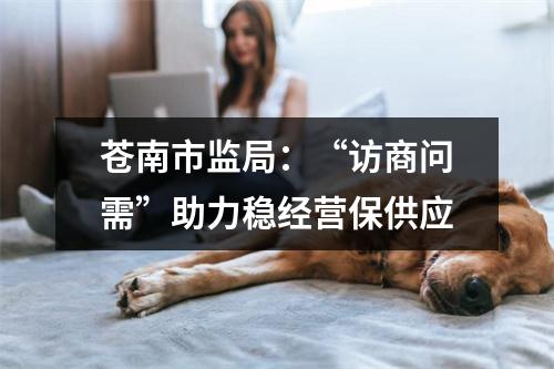 苍南市监局：“访商问需”助力稳经营保供应