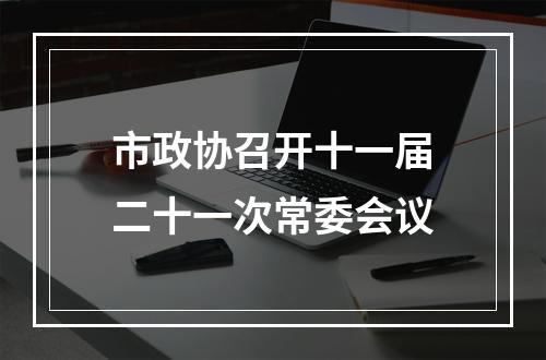 市政协召开十一届二十一次常委会议