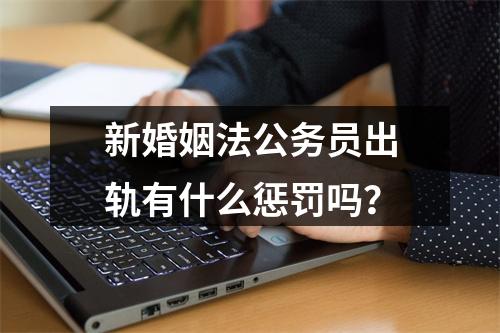 新婚姻法公务员出轨有什么惩罚吗？