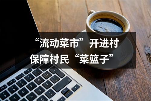 “流动菜市”开进村 保障村民“菜篮子”