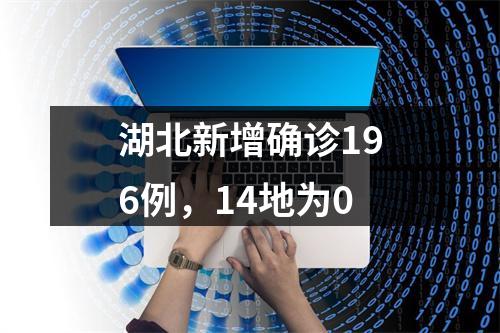 湖北新增确诊196例，14地为0