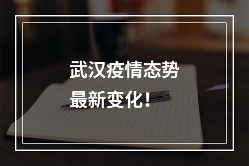 武汉疫情态势最新变化！