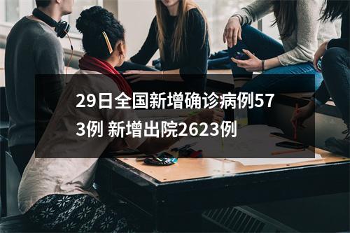 29日全国新增确诊病例573例 新增出院2623例