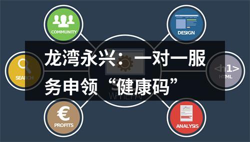 龙湾永兴：一对一服务申领“健康码”