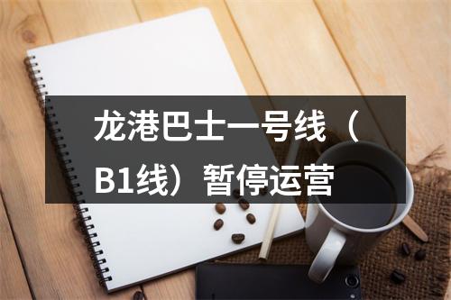 龙港巴士一号线（B1线）暂停运营
