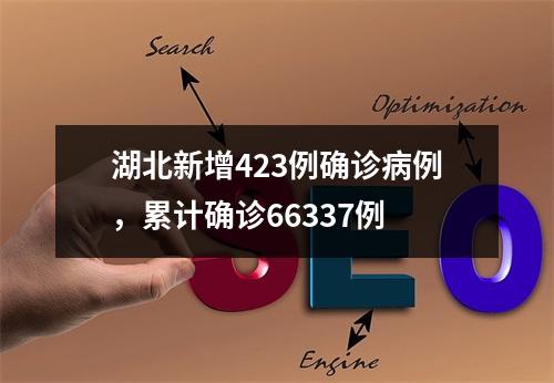 湖北新增423例确诊病例，累计确诊66337例